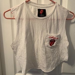 Rolling Stones Crop Top